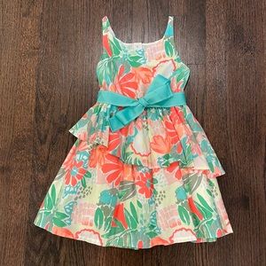 NWOT- Cat & Jack Tiered Floral Party Dress- 7/8